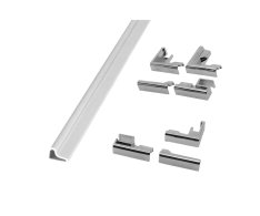 Mereo Spodní Alu Prahová Lišta Pro Ck10111zx - Ck10511zx, Vč. 7ks Koncovek