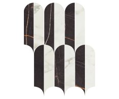 Ascot Kobe Mosaico Ventagli T12 Borghini 26,85x35 Luc. Rett.