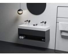 SD Lite 120 skříňka pod umyvadlo - SD Lite 120 skříňka pod umyvadlo černá matná