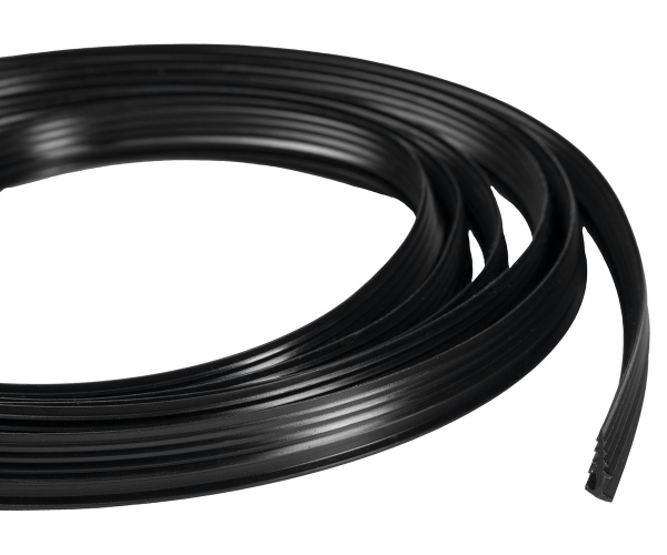 Polysan Easy Black Zamačkávací Těsnění Pivotových Dveří, 1838mm