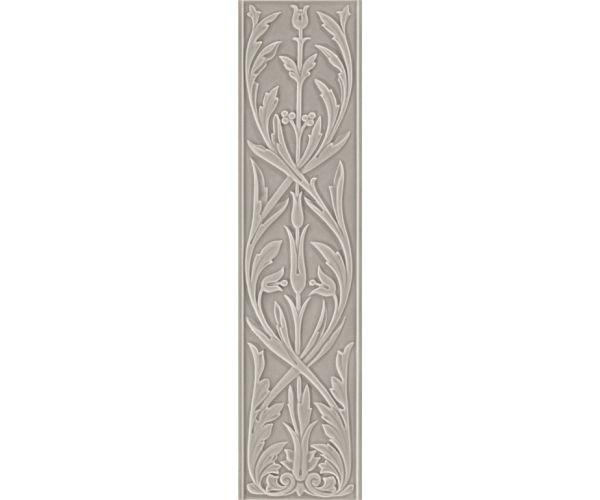 Retro dekor Grazia Epoque Ermitage Grey Craquele 20x80 - šedá