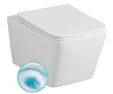 Sapho Porto Závěsná Wc Mísa, Vortex Rimless, 35,5x52cm, Bílá