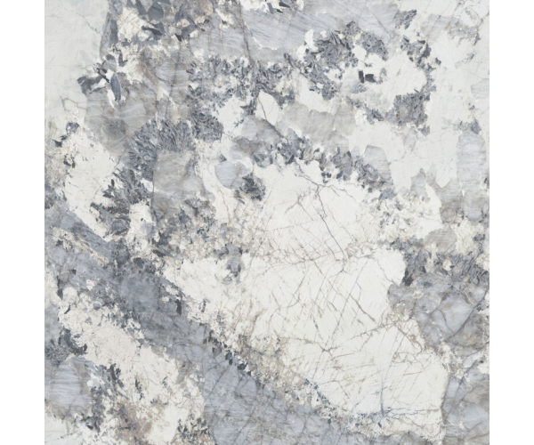 Dlažba jako mramor Cifre Esplendor Blue 120x120 Luc. Rett. - bílá