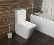 Sapho Porto Wc Kombi, Rimless, Spodní/zadní Odpad, Bílá