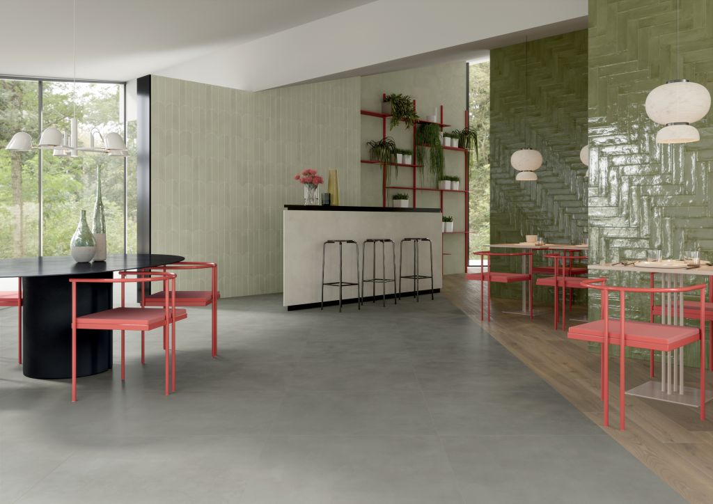 Realizace Moderní a vzdušná jídelna ze serie Marca Corona Multiforme