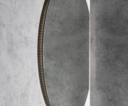 Sapho Dara Cut Zrcadlo S Led Podsvícením 20w, ø 100x90cm, Topná Fólie