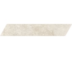Piemme Limestone Italian White Chevron 10x53 Lapp. Rett.