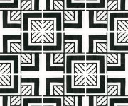 Vzorovaná dlažba Equipe Caprice Deco Metropolitan B&W 20x20
