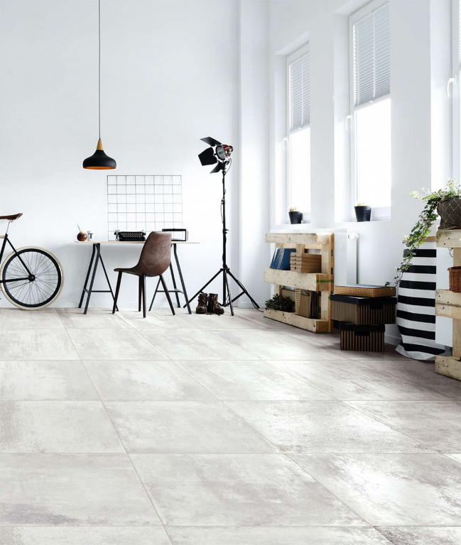 Realizace MRAZUVZDORNÁ DLAŽBA La Fenice Oxydum White