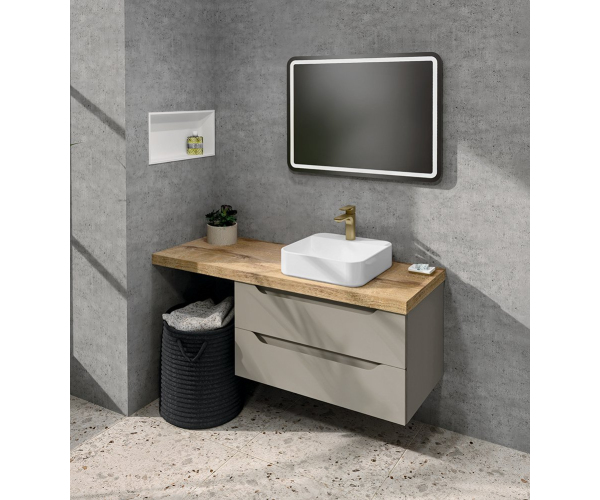 Sapho Koupelnový Set Wave 80, Agila/dub Rover