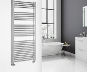Aqualine Alya Otopné Těleso Oblé 600x1420mm, Chrom