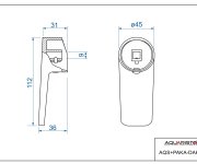 Dakota - Ovládací Páka Pro Baterii S Ecold Start Technology AQS+PAKA-DAKeC