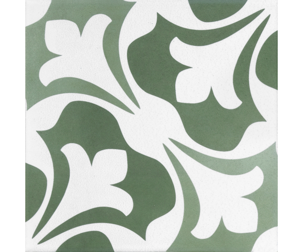 Retro dlažba Tonalite Aquarel Decoro Sirius Verde 15x15