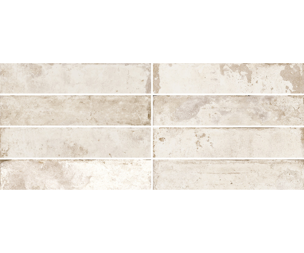 Dlažba jako cihla Sichenia Pavé Brick Sbiancato 8x41 - béžová