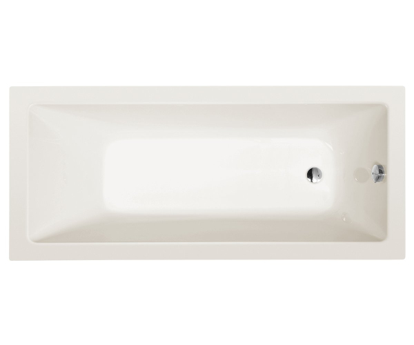 Polysan Noemi Obdélníková Vana 160x70x39cm, Ivory