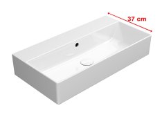 Gsi Kube X Keramické Umyvadlo 70x37cm, Bez Otvoru, Bílá Extraglaze