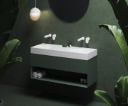 Dvojumyvadlo Lite 120, bez otvorů pro baterie, bez přepadu - Dvojumyvadlo Lite 120, bez otvorů pro baterie, bez přepadu XJX01312001