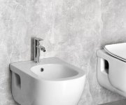 Sapho Brilla Bidet Závěsný, 35,5x53 Cm, Bílá