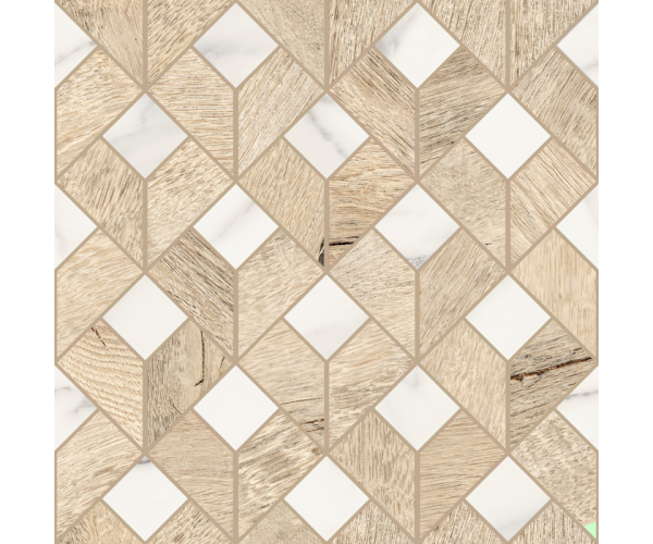 Mozaika Sant Agostino Timewood Flip Honey 29x29 - béžová