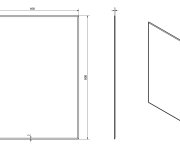 Sapho Accord Zrcadlo S Fazetou 60x80cm, Cu Free