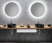 Sapho Viso Kulaté Zrcadlo S Led Osvětlením ø 90cm