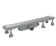 Omp Tea Sumisura Podlahový žlab S Nerezovým Roštem, L-450-1230, Dn50