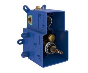 Termostatická podomítková baterie Espirit ES 067.00, s přepínačem, pro R-box - ES 067.60GLB.O3.RB07C Termostatická podomítková baterie 3-cestná bez tělesa, zlato kartáčované X070613