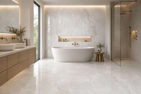 Luxusní koupelna s dlažbou Deceram Italy Custom ON00