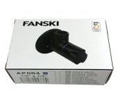 Rohový Ventil Black S Keram.vrškem 1/2"x 1/2" Sítko, červený - Fanski FA2760-AP004B-T-12