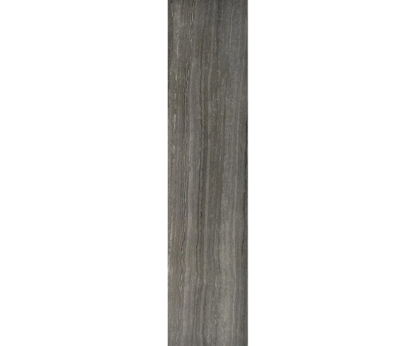 Dlažba jako kámen Coem Flow Dark Grey 20X120 Nat. Rett. - antracitová