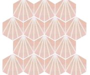 Retro dlažba Bestile Meraki Rosa 19,8x22,8 - růžová