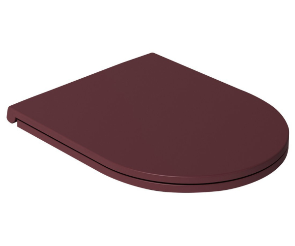 Isvea Infinity Wc Sedátko, Slim, Soft Close, Easy Take, Maroon Red
