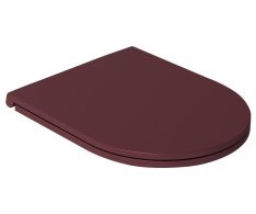 Isvea Infinity Wc Sedátko, Slim, Soft Close, Easy Take, Maroon Red