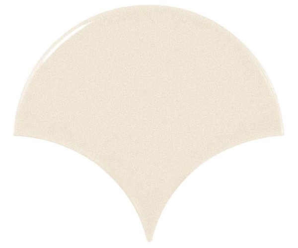Vzorovaný obklad Equipe Scale Fan Cream 10,6x12 - béžová