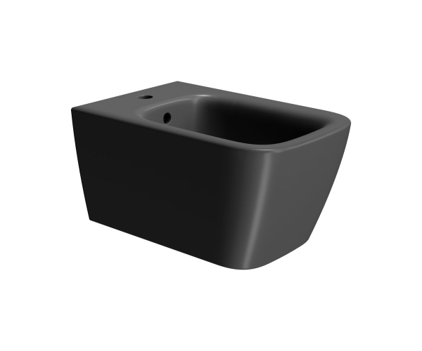 Gsi Nubes Bidet Závěsný 35x55cm, černá Mat