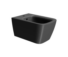 Gsi Nubes Bidet Závěsný 35x55cm, černá Mat