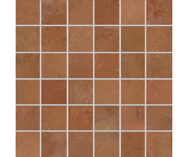 Mozaika jako beton EdimaxAstor Home Mosaico Redflame 30X30 Matt. Rett. - cihlová