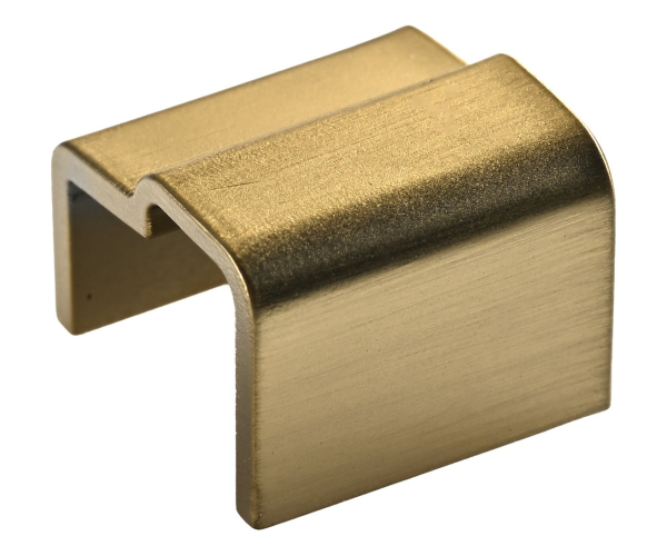 Gelco Luxor Gold Matt Ukončení Přetokové Lišty, Pravý, Zlato Mat