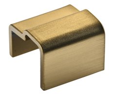 Gelco Luxor Gold Matt Ukončení Přetokové Lišty, Pravý, Zlato Mat