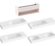 SD Lite 120 skříňka pod umyvadlo - SD Lite 120 skříňka pod umyvadlo Alabaster Pink X000001872