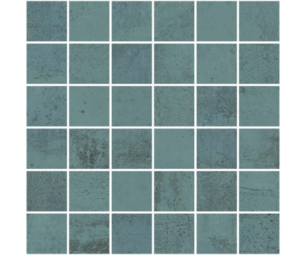 Mozaika Aparici Metallic Green Mosaico 30x30 Nat. Rett. - tyrkysová