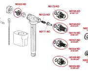 Napouštěcí Ventil Boční 3/8", Pro Keramické Nádržky ALC-A150-38
