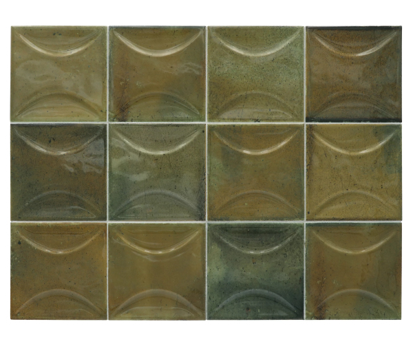 Retro obklad Equipe Hanoi Arco Wild Olive 10x10