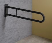 Sapho Handicap Madlo Sklopné 813mm, černá Mat