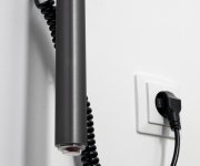Sapho Pasador Elektrický Sušák Ručníků, Kulatý, 150x1500mm, 30 W, Gun Metal