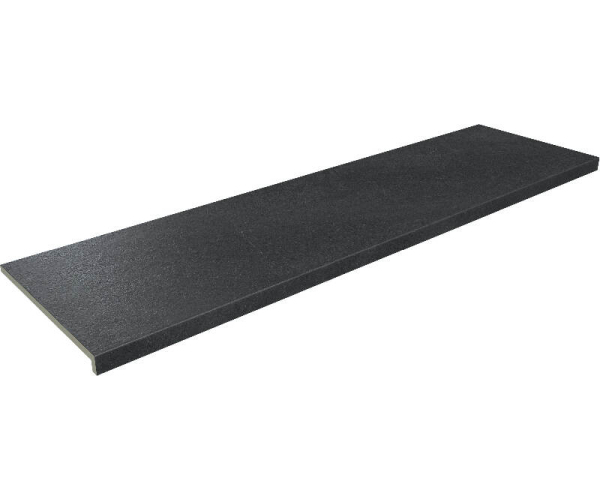 Schodovka jako kámen APE Burlington Peldano Recto Ant. C3 Volcano 33x120 Rett. - antracitová