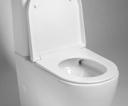 Sapho Turku Wc Kombi, Vortex Rimless, Spodní/zadní Odpad, Bílá