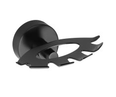 Sapho X-round Black Držák Kartáčků, černá Mat