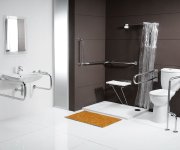 Creavit Handicap Wc Kombi Zvýšený Sedák, Spodní Odpad, Bílá