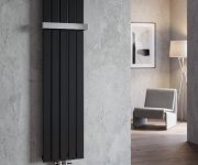 Aqualine Vertigo Otopné Těleso 358x1800mm, černá Mat